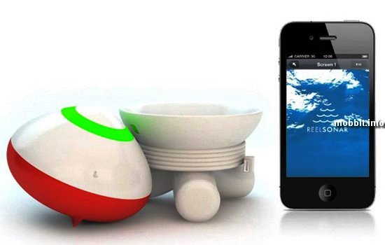 Ультразвуковой поплавок ReelSonar, поплавок, смартфон, рыбалка, Bluetooth, Android, эхолот